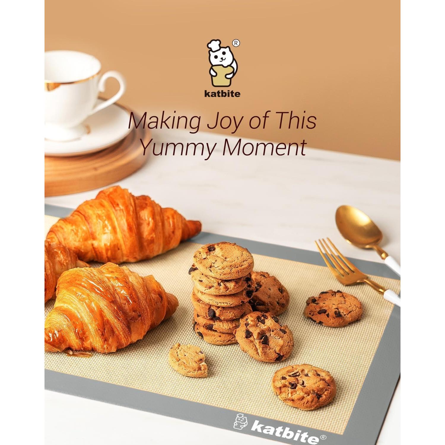 Set de 3 Alfombrillas de Silicona para Hornear Katbite