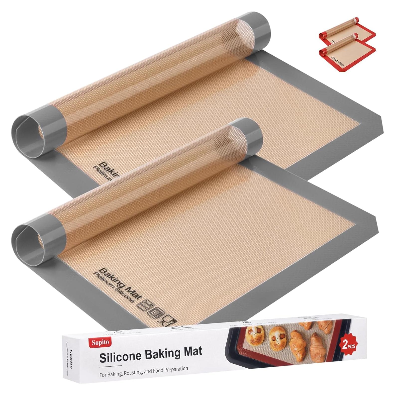 Alfombrilla de Hornear Silicona Sopito 41.9x29.5cm 2 PCS