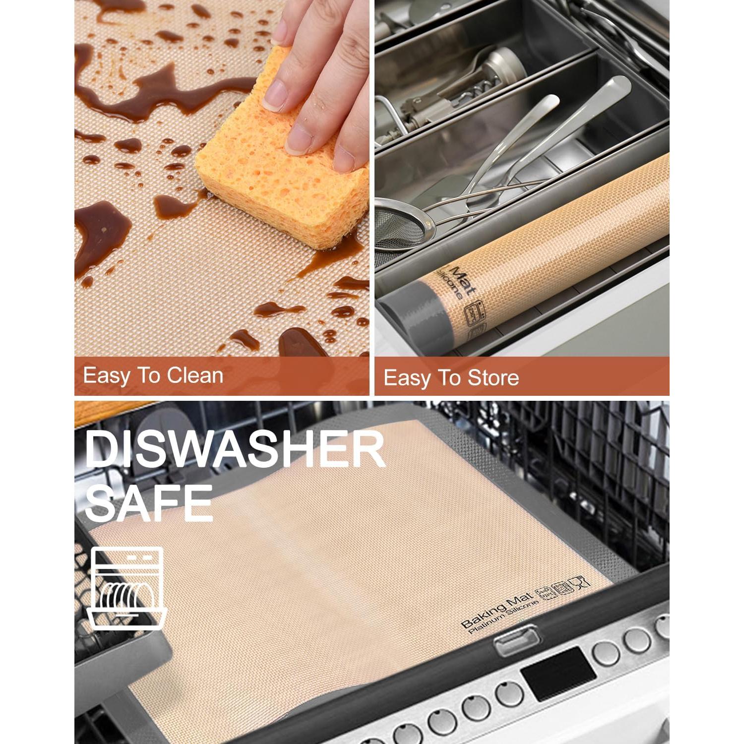 Alfombrilla de Hornear Silicona Sopito 41.9x29.5cm 2 PCS