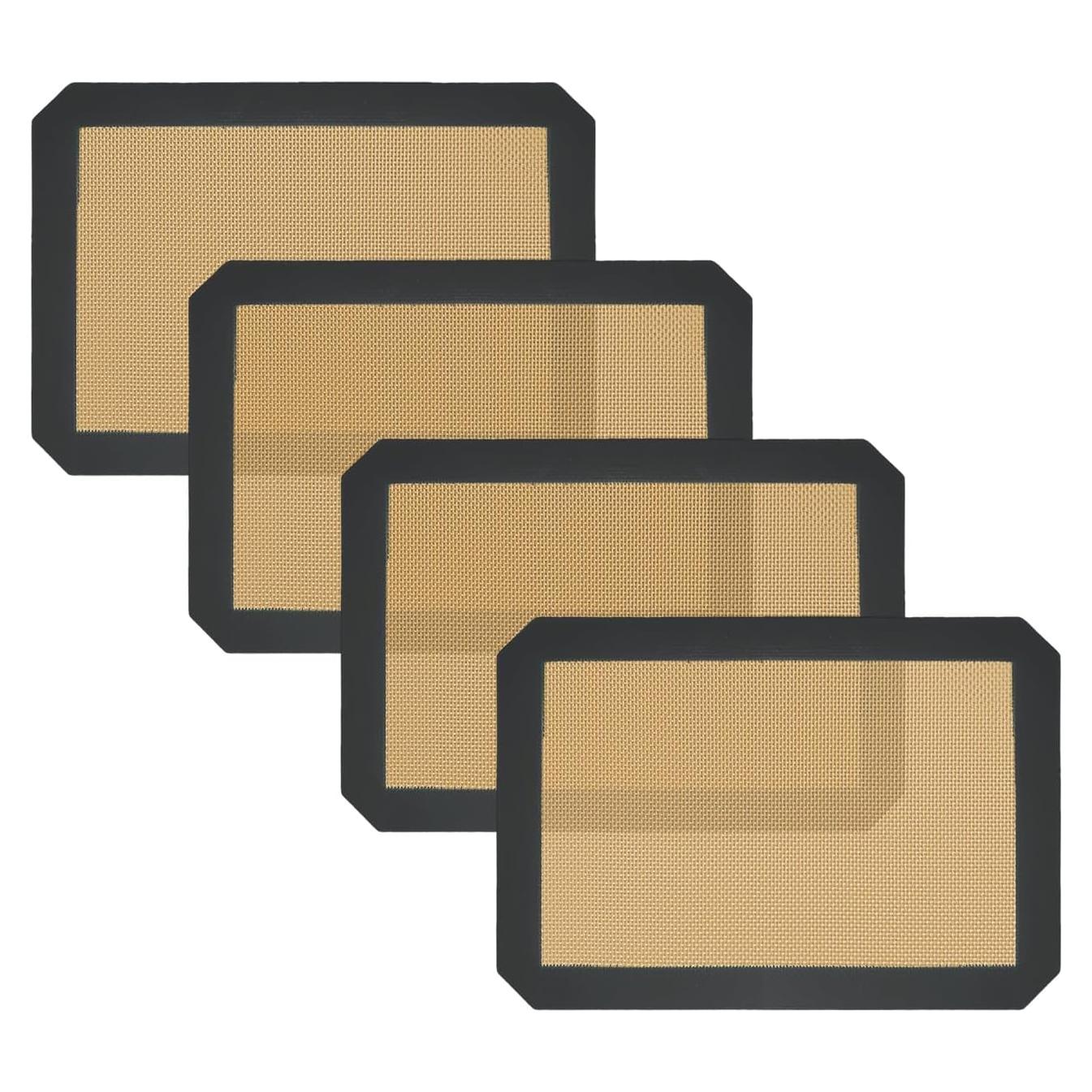 Alfombrillas de silicona para hornear VCHOMY 30x21 cm 4 unidades