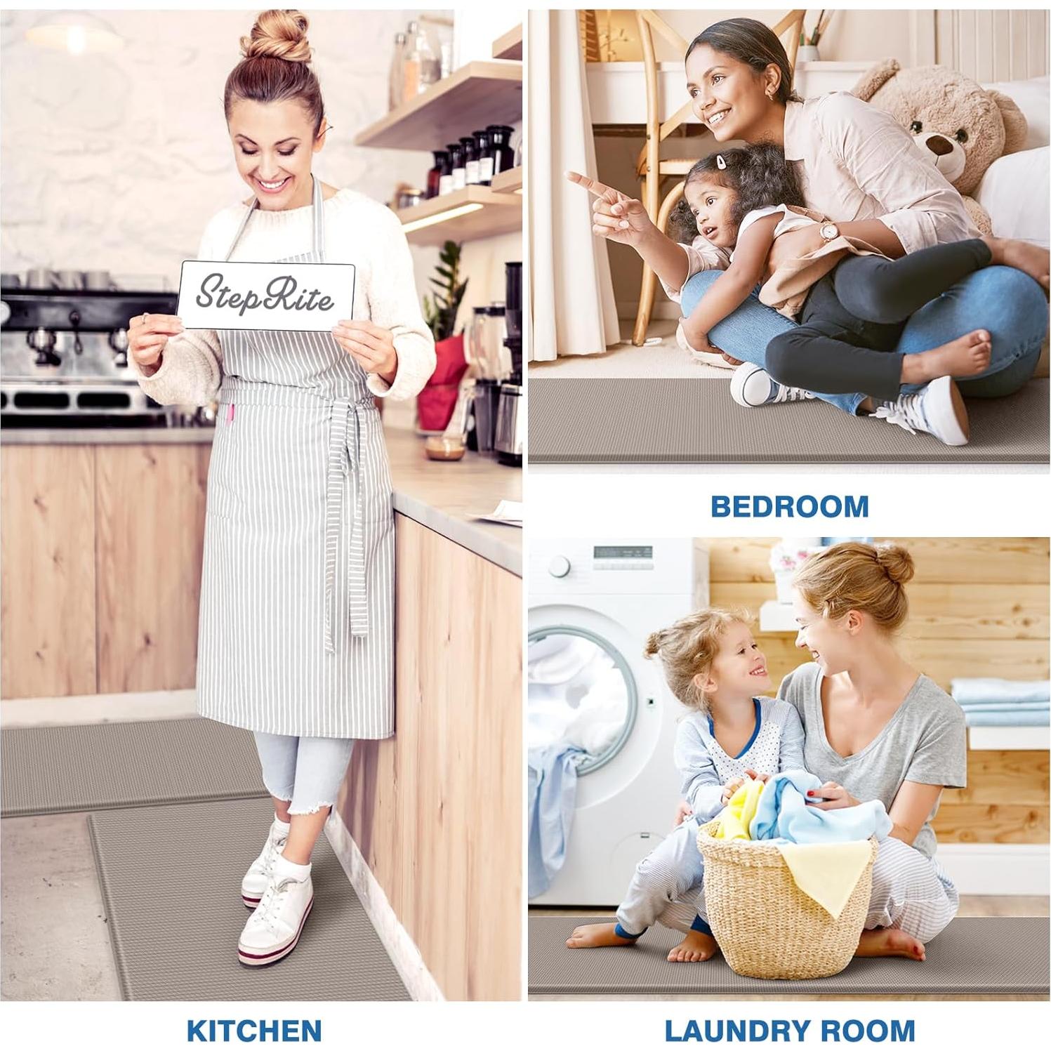 Alfombrillas Antifatiga StepRite 2PCS 43.9x76.2cm Caqui