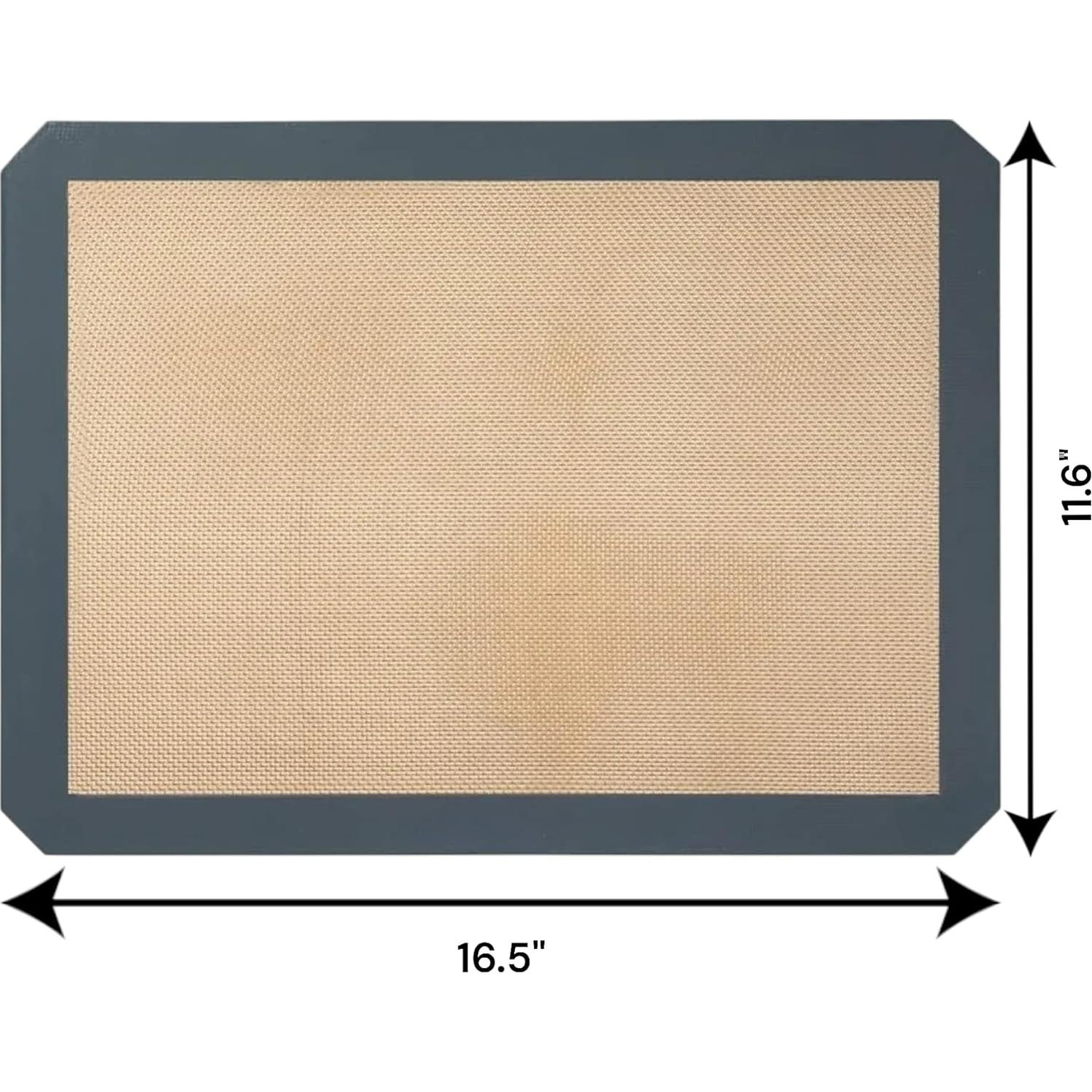 Juego de 2 Tapetes de Silicona Antiadherentes Genérico 41.9x29.5cm