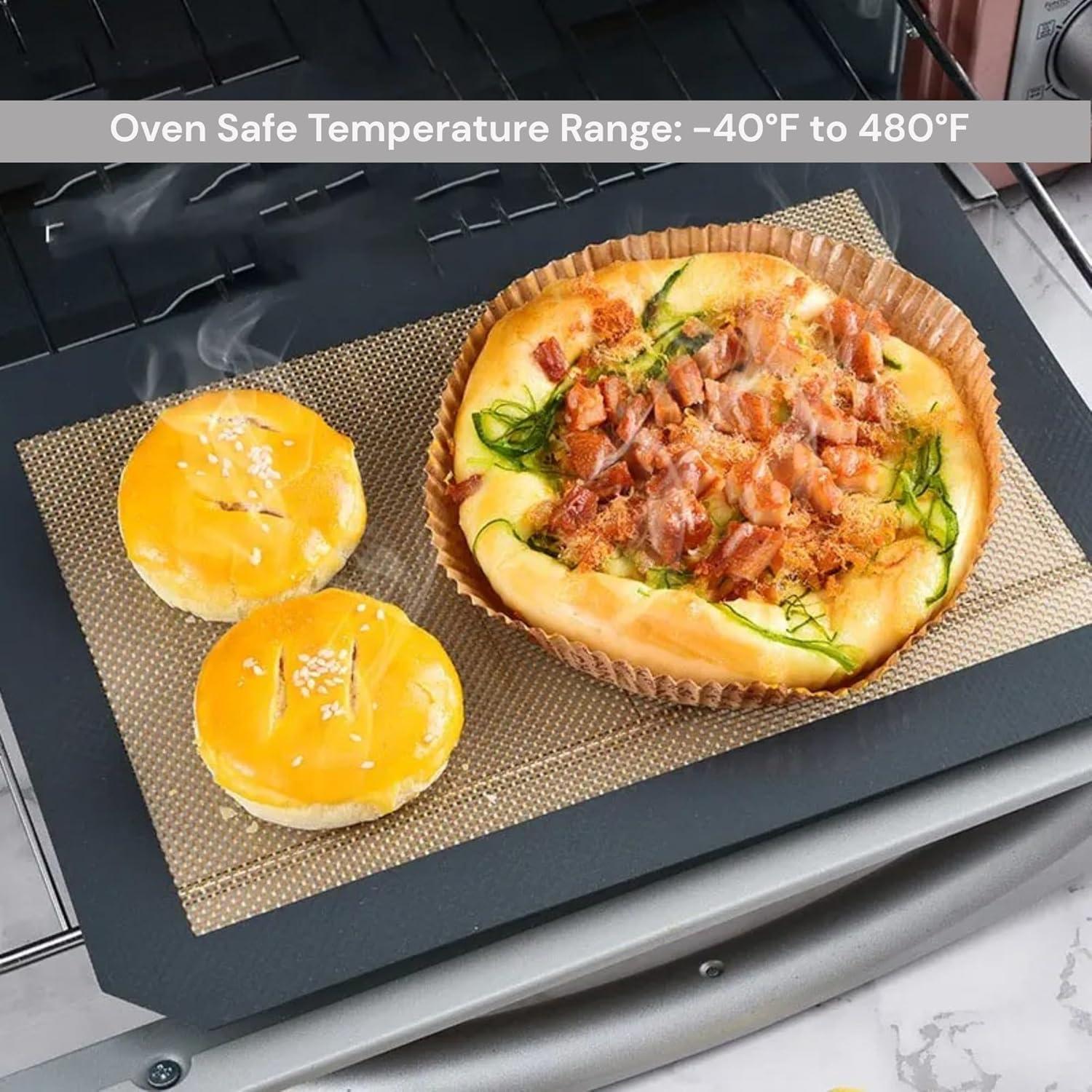 Juego de 2 Tapetes de Silicona Antiadherentes Genérico 41.9x29.5cm