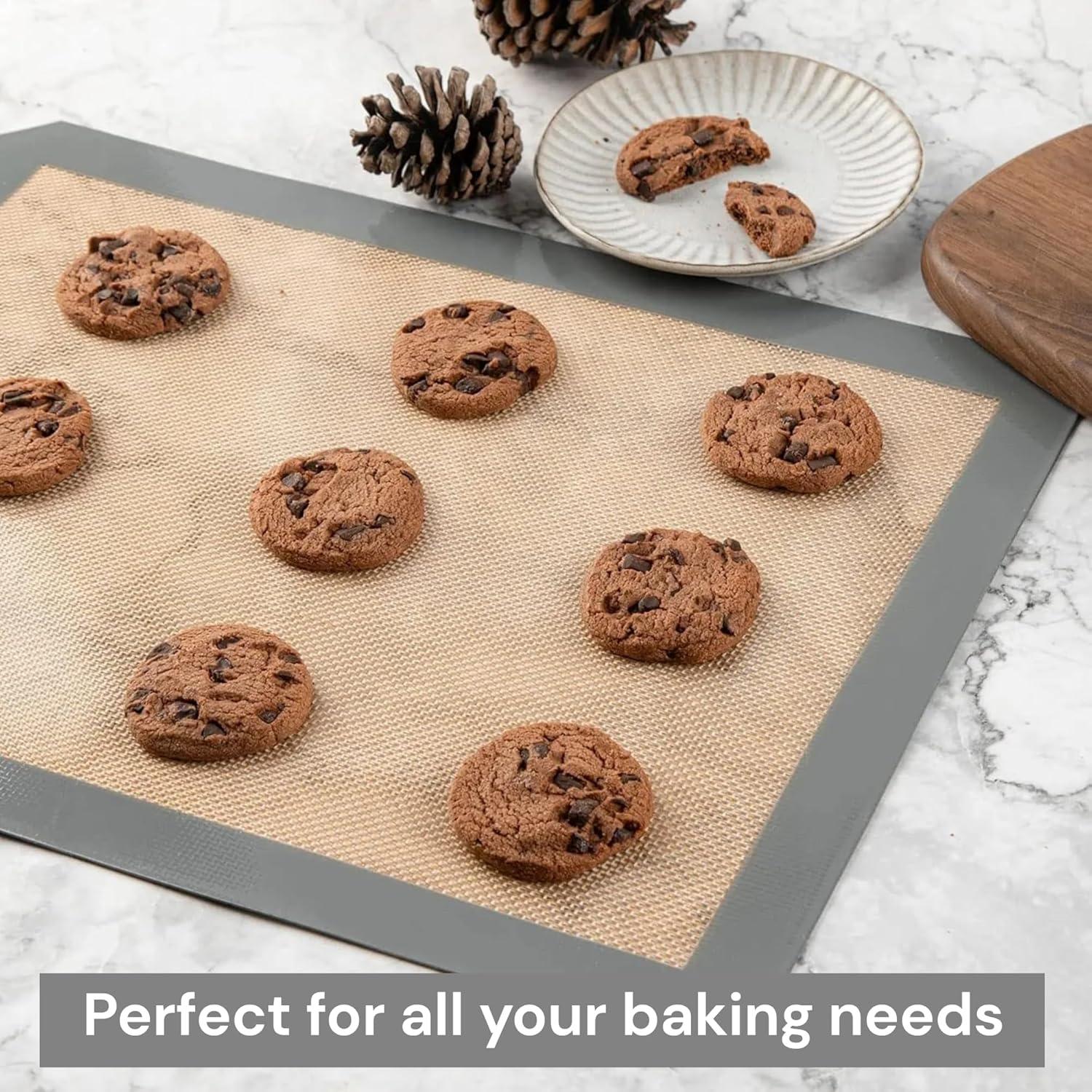 Juego de 2 Tapetes de Silicona Antiadherentes Genérico 41.9x29.5cm