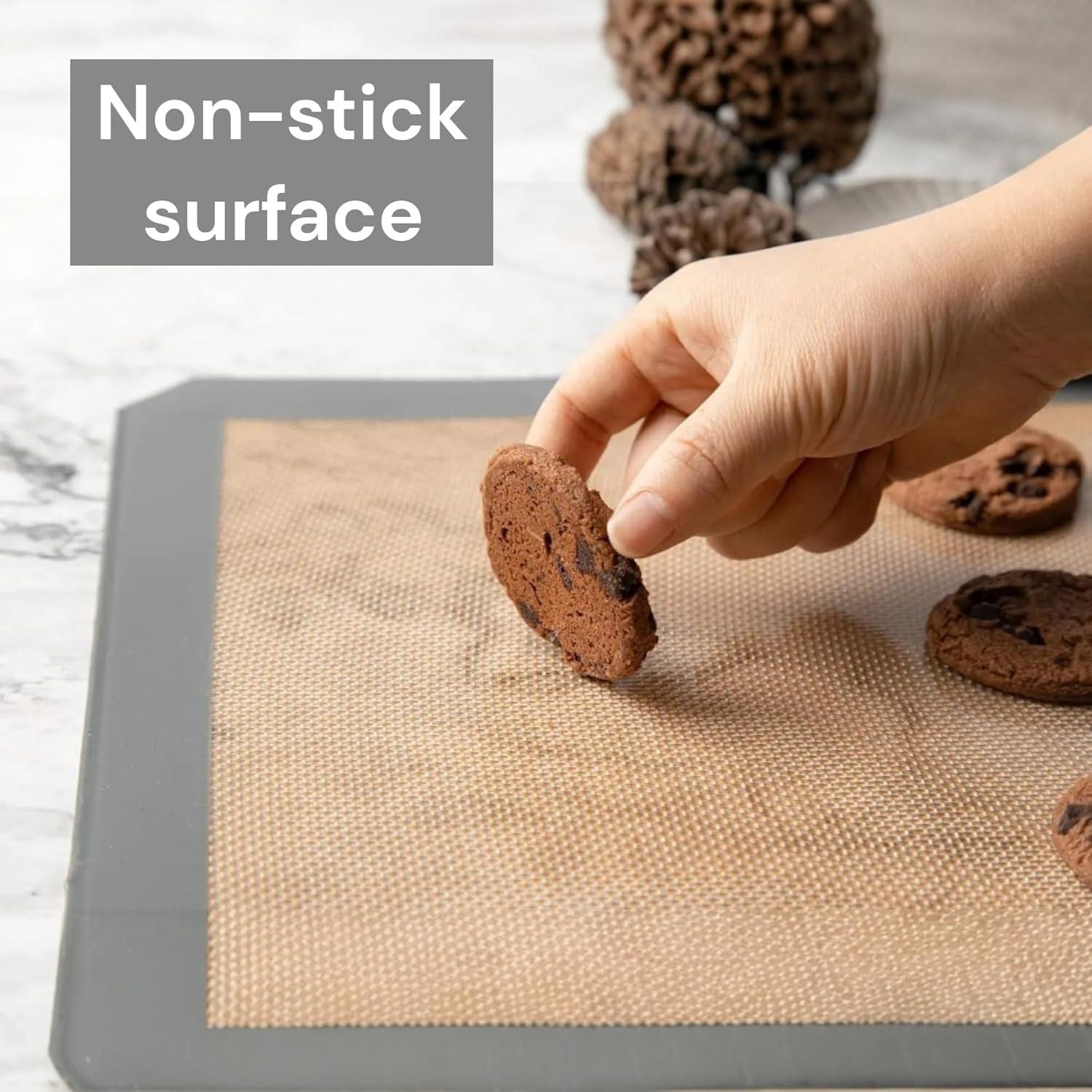 Juego de 2 Tapetes de Silicona Antiadherentes Genérico 41.9x29.5cm