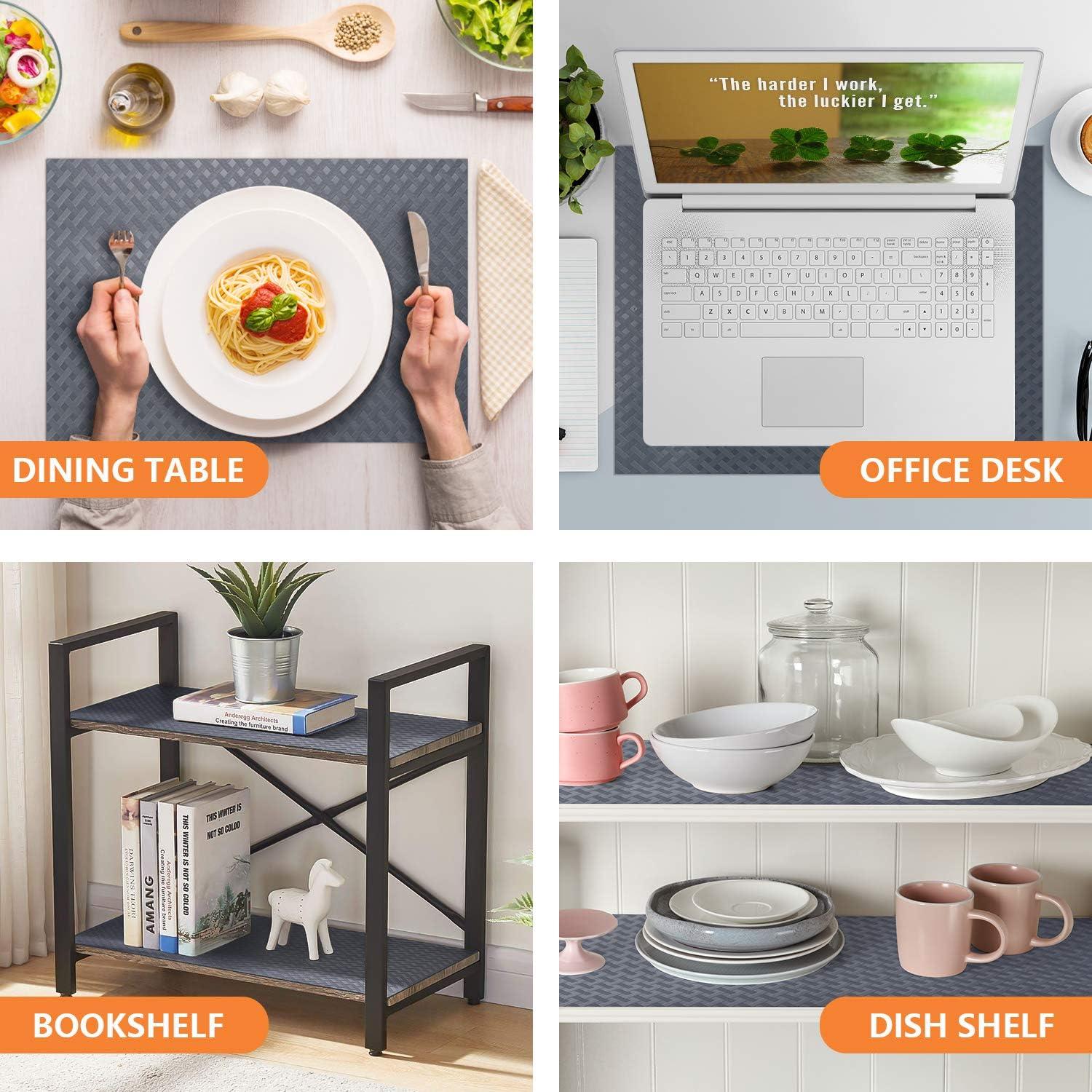 Forro de estantería StaHom Gris 30x150 cm a prueba de agua