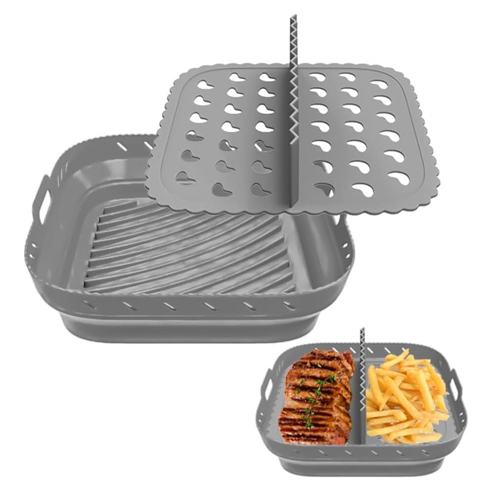 Forro de Silicona para Freidora de Aire 20.1 cm con Divisor