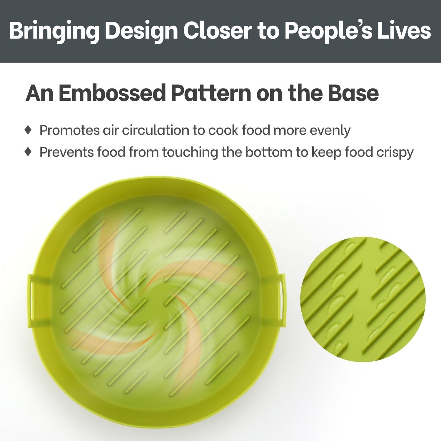 Forros de Silicona para Freidora de Aire NEWITEE 4 QT