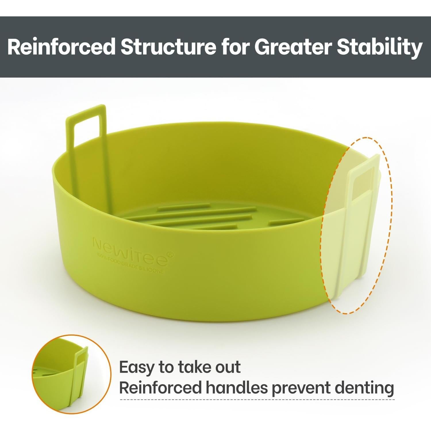 Forros de Silicona para Freidora de Aire NEWITEE 4 QT