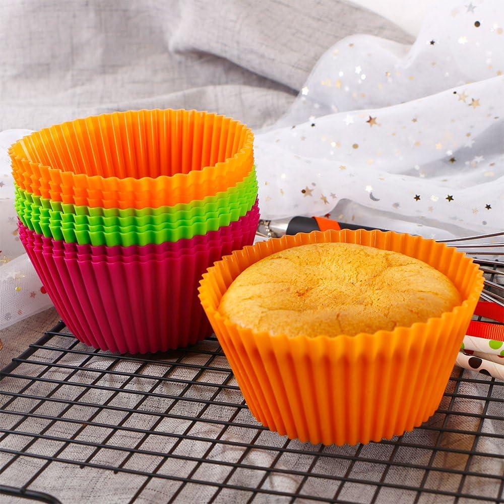 Tazas de Silicona Reutilizables Webake 10.8 cm 12 Piezas