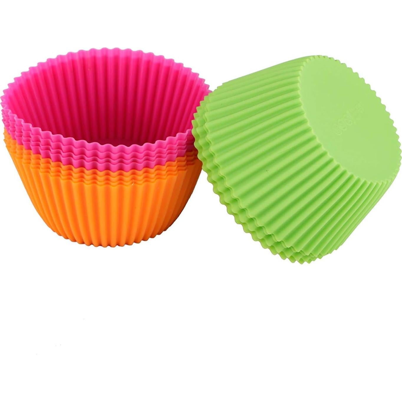 Tazas de Silicona Reutilizables Webake 10.8 cm 12 Piezas