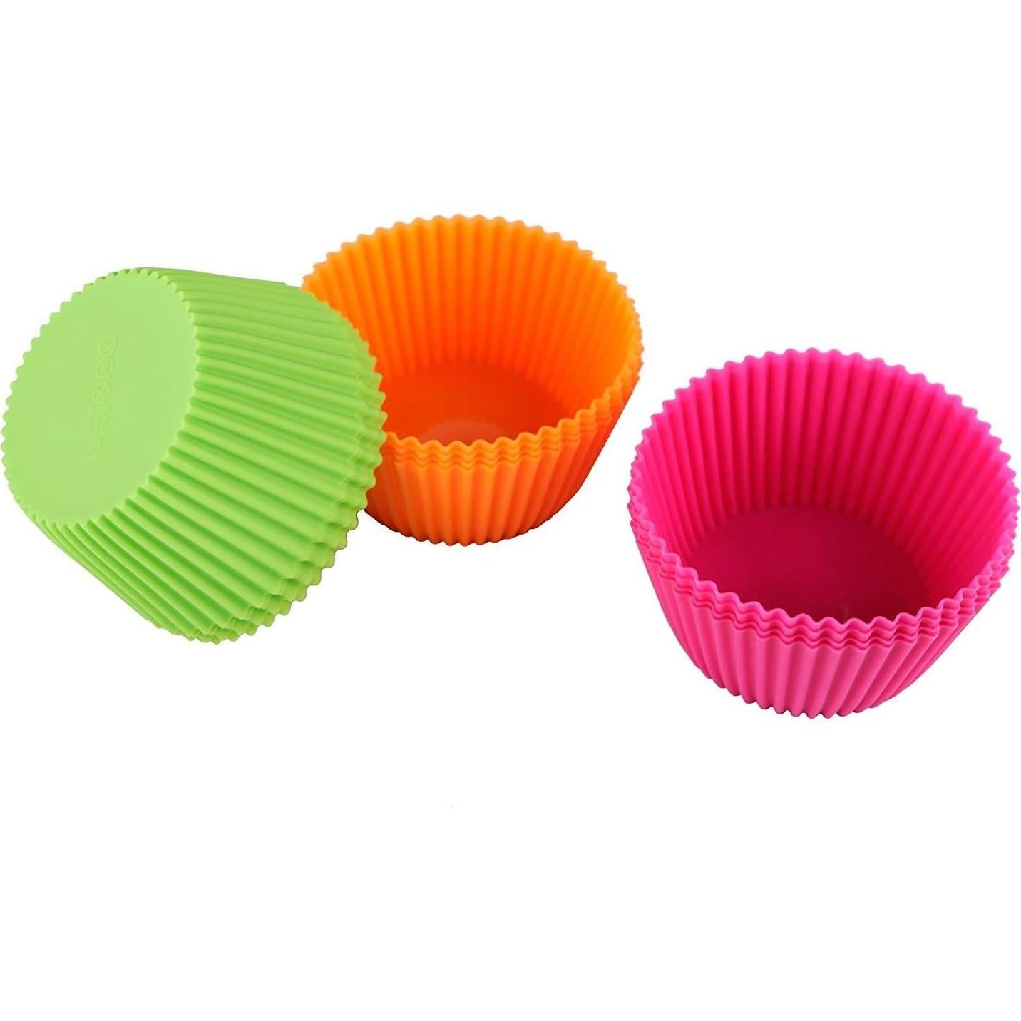 Tazas de Silicona Reutilizables Webake 10.8 cm 12 Piezas