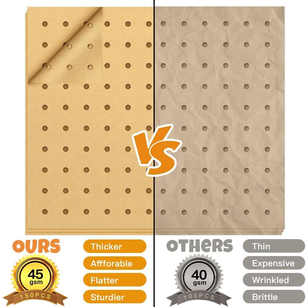 Forros de papel pergamino desechables dcosok 150 piezas 23x28 cm