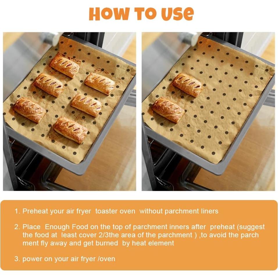 Forros de papel pergamino desechables dcosok 150 piezas 23x28 cm