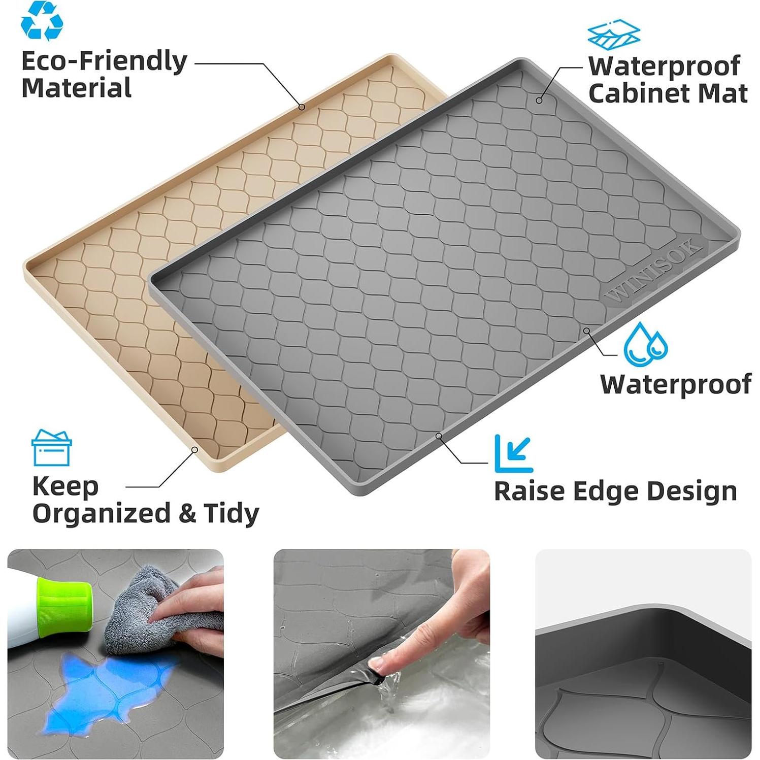 Alfombrilla de Silicona Winisok 86,36x55,88 cm Impermeable