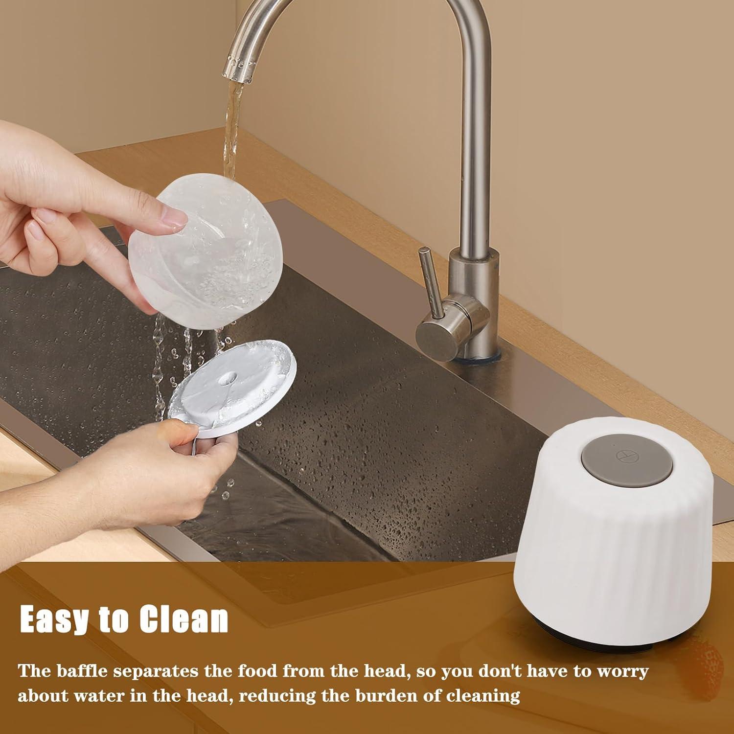 Picador de Ajo Eléctrico Chidoyii 100ML Inalámbrico Blanco