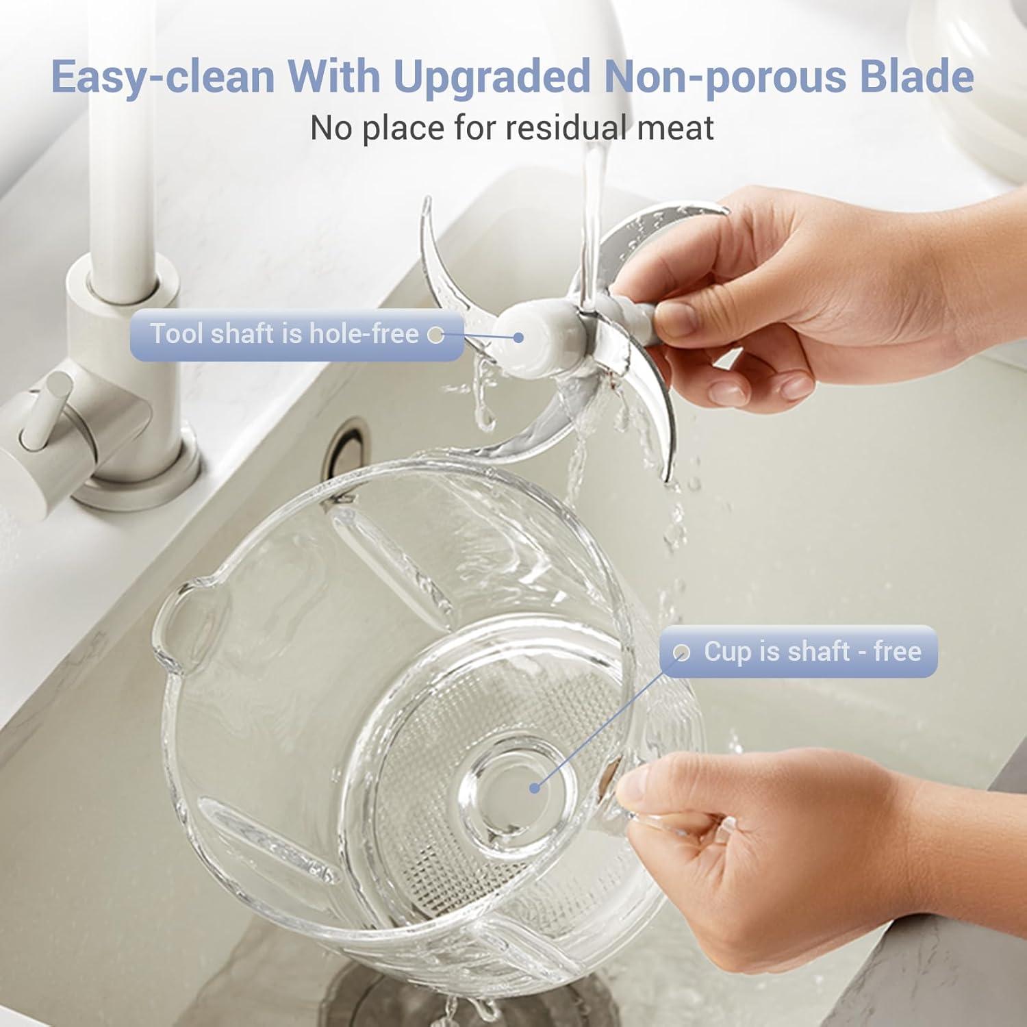 Procesador de Alimentos Bear QSJ-K03N5, 2L, 300W, 2 Velocidades