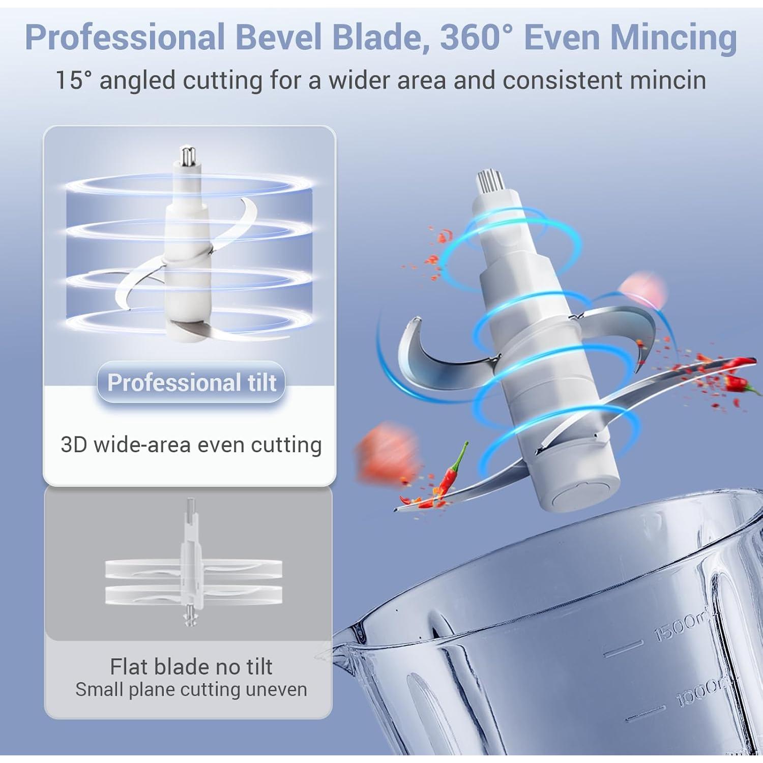 Procesador de Alimentos Bear QSJ-K03N5, 2L, 300W, 2 Velocidades