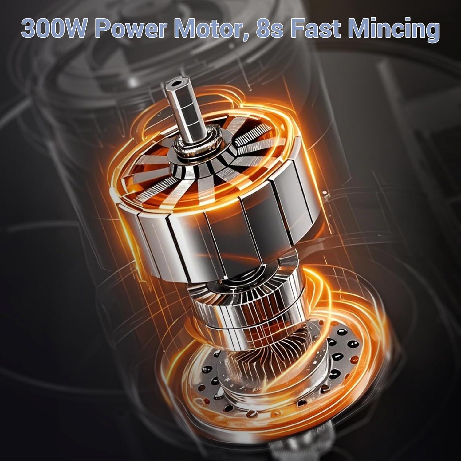 Procesador de Alimentos Bear QSJ-K03N5, 2L, 300W, 2 Velocidades