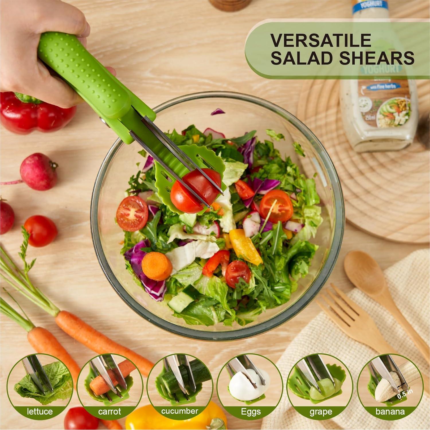 Tijeras para Ensalada ALEXPHY Acero Inoxidable Verde