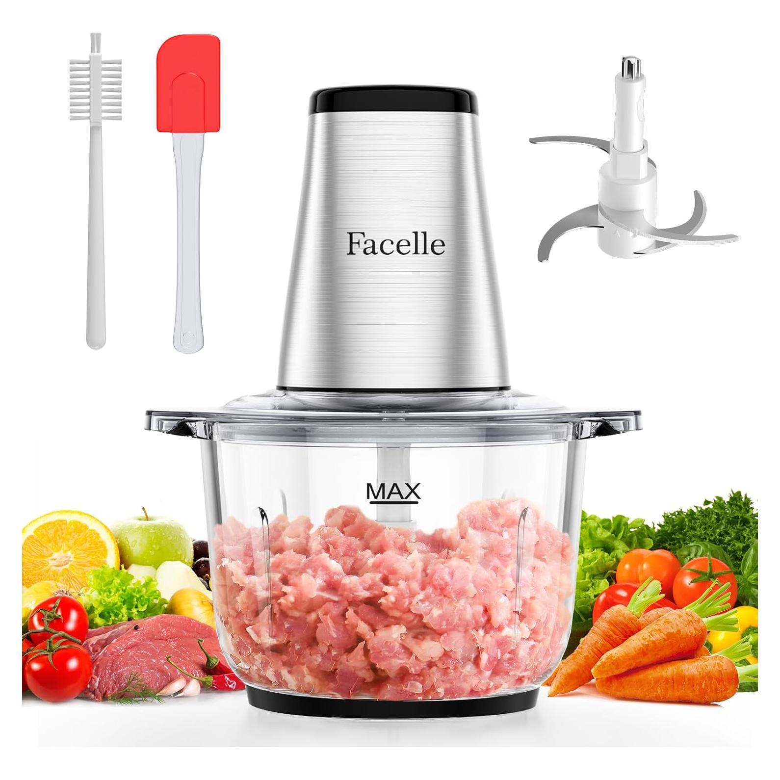 Procesador de Alimentos Facelle CP-4403 500W 2L Picadora Eléctrica