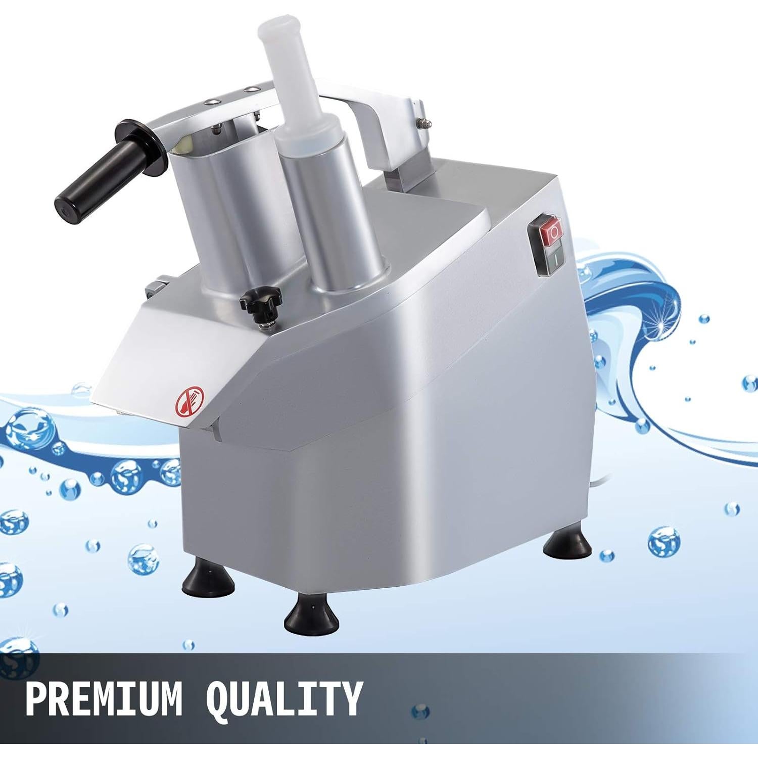 Procesador de Alimentos VEVOR 550W Acero Inoxidable 2 Huecos