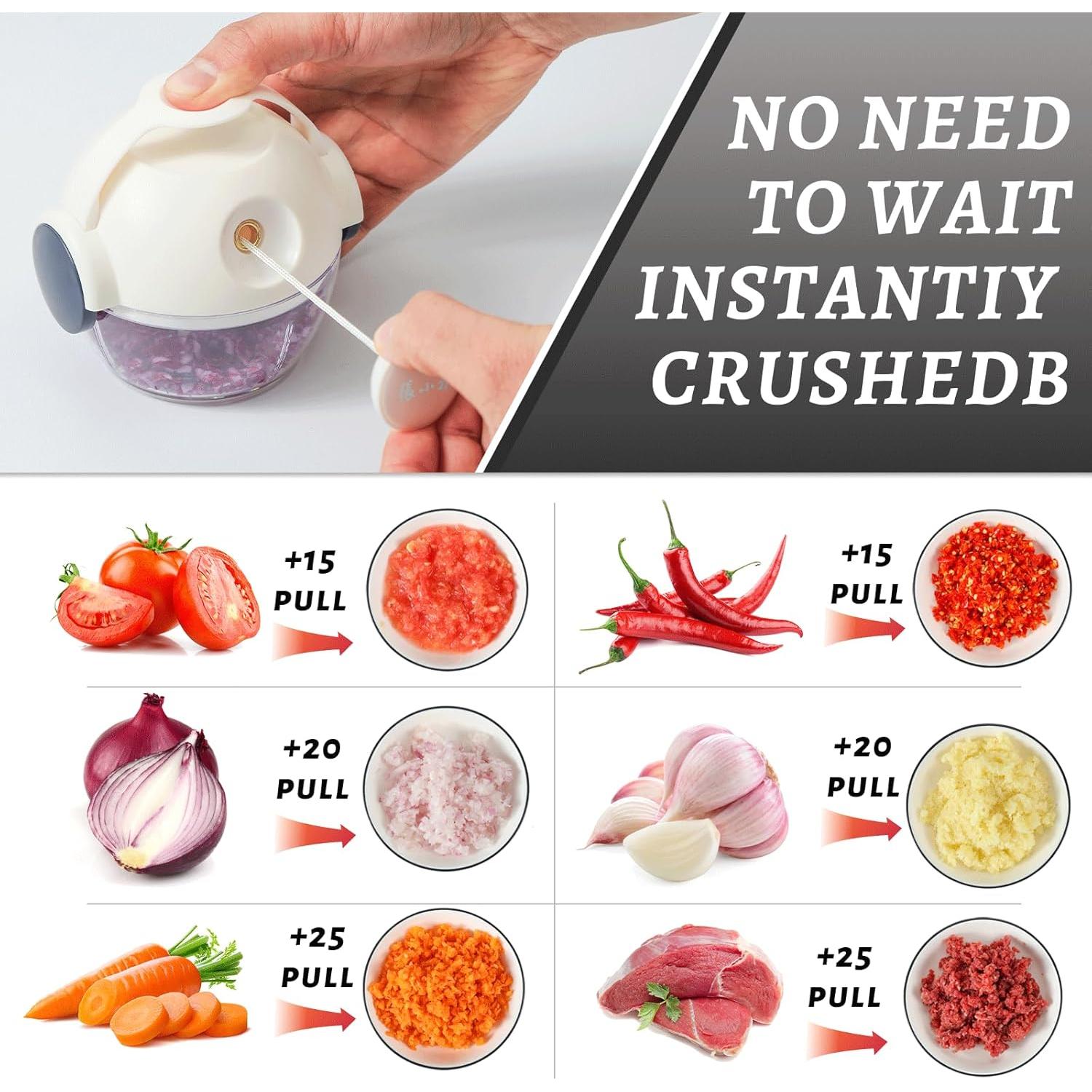 Picador Manual de Verduras ZHANG XIAO QUAN 170ml Acero Inoxidable