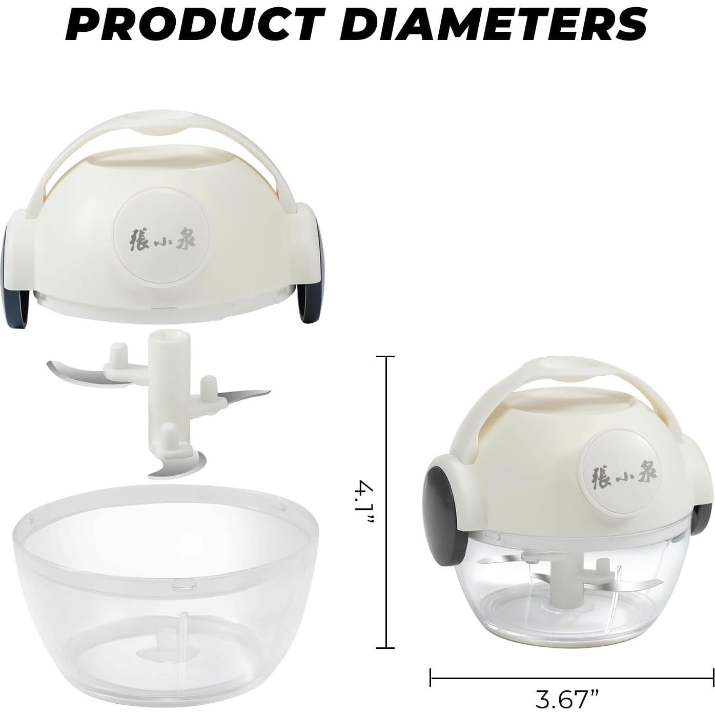 Picador Manual de Verduras ZHANG XIAO QUAN 170ml Acero Inoxidable