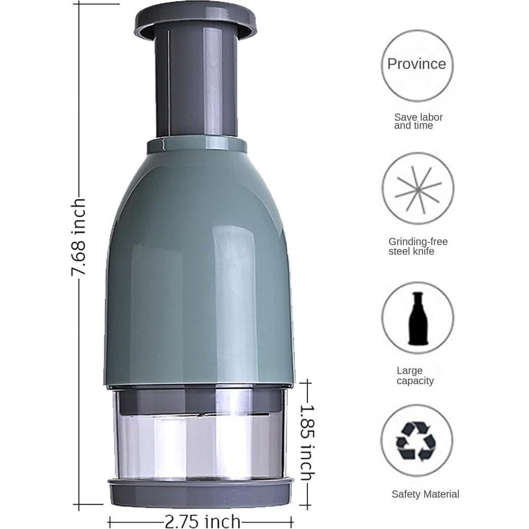 Mini Picador de Ajo HANSYDONNY C-1 Manual Verde 0.22 kg