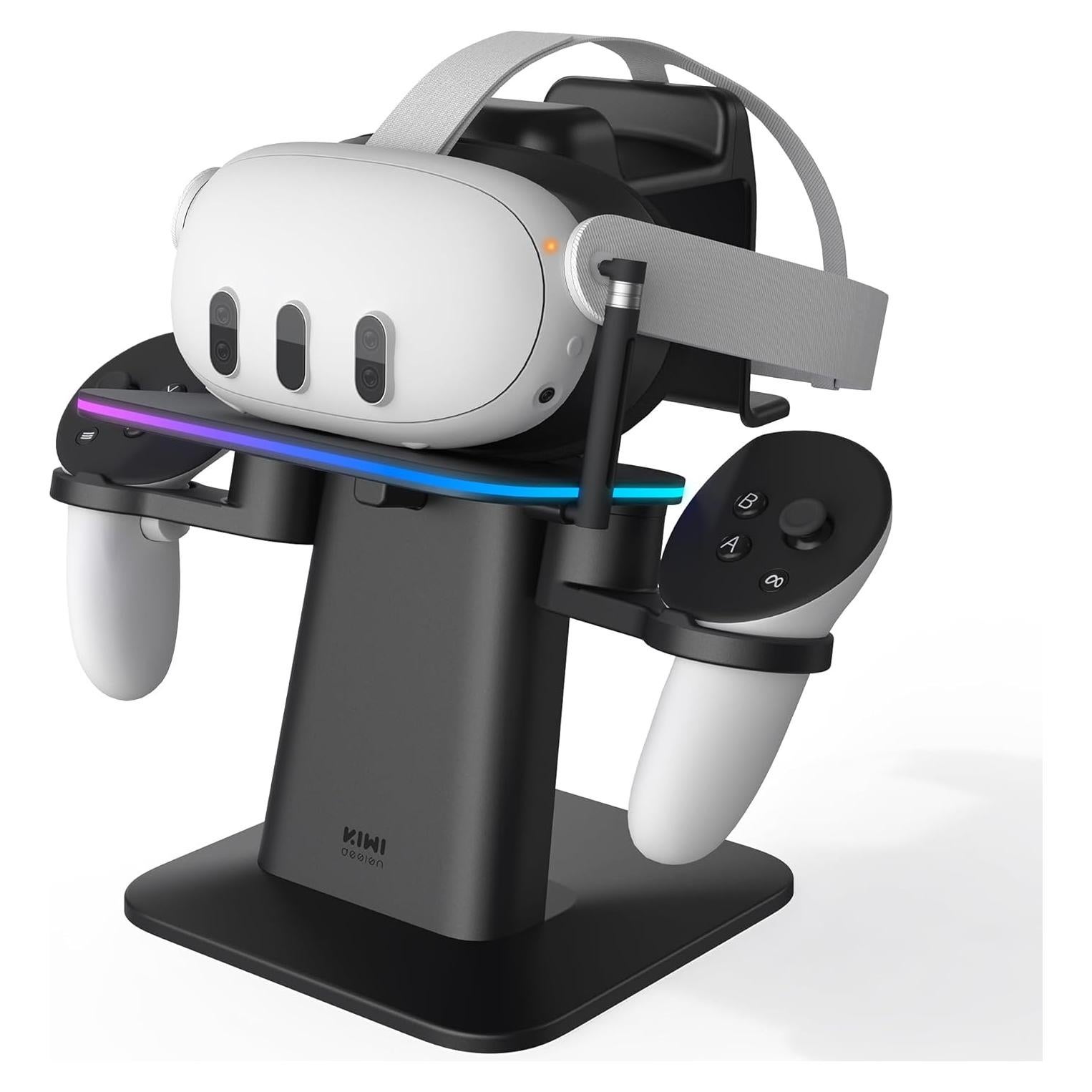 Base de Carga KIWI design para Meta Quest 3S y 2, Soporte Vertical