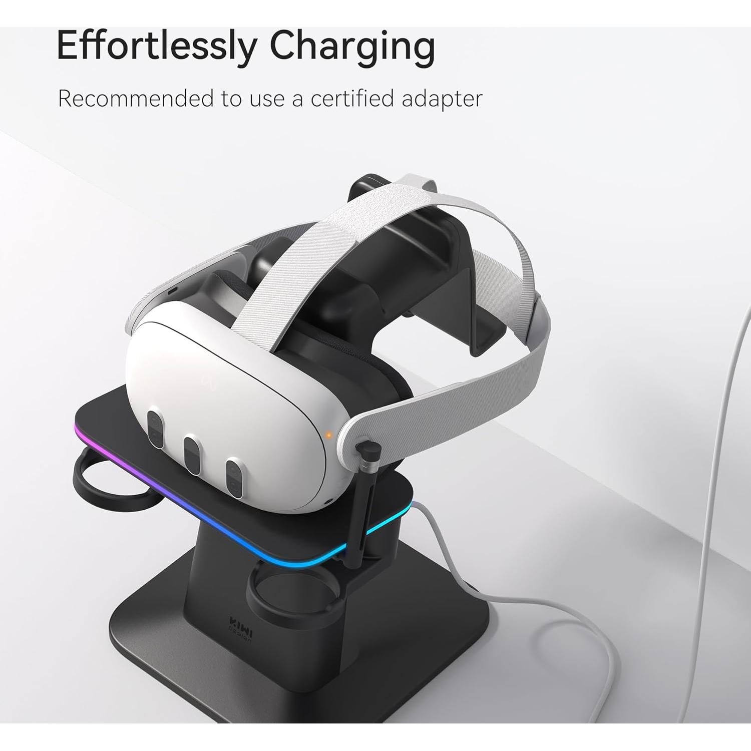 Base de Carga KIWI design para Meta Quest 3S y 2, Soporte Vertical