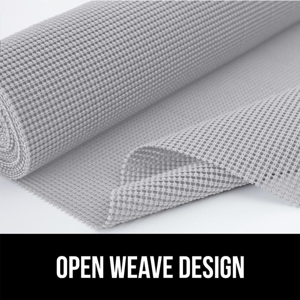 Forro No Adhesivo GORILLA GRIP 61x914 cm Gris Claro