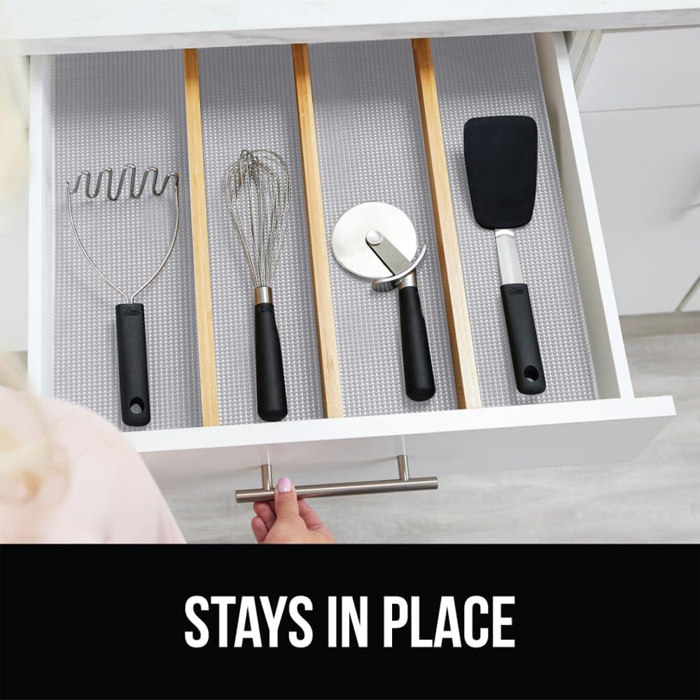 Forro No Adhesivo GORILLA GRIP 61x914 cm Gris Claro