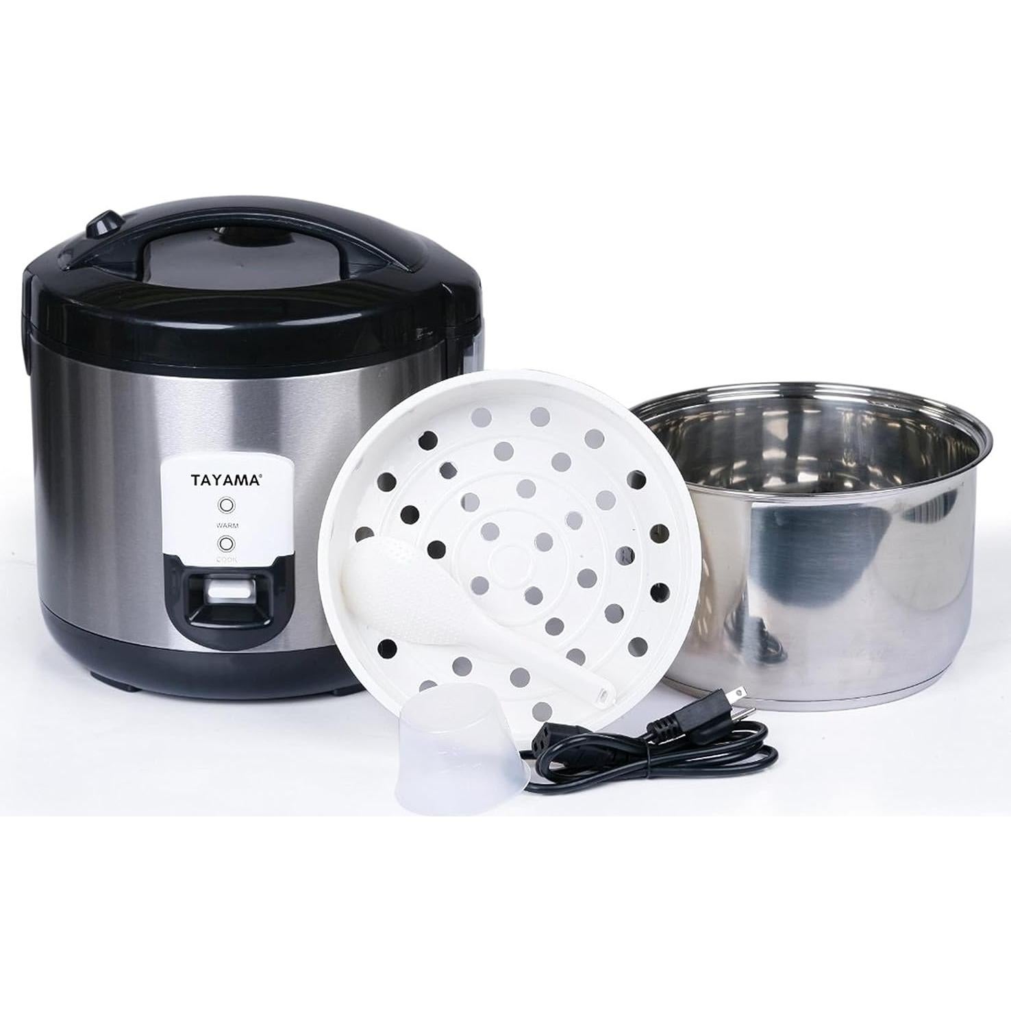 Olla Arrocera Automática Tayama TRSC-10R 20 Tazas Acero Inoxidable