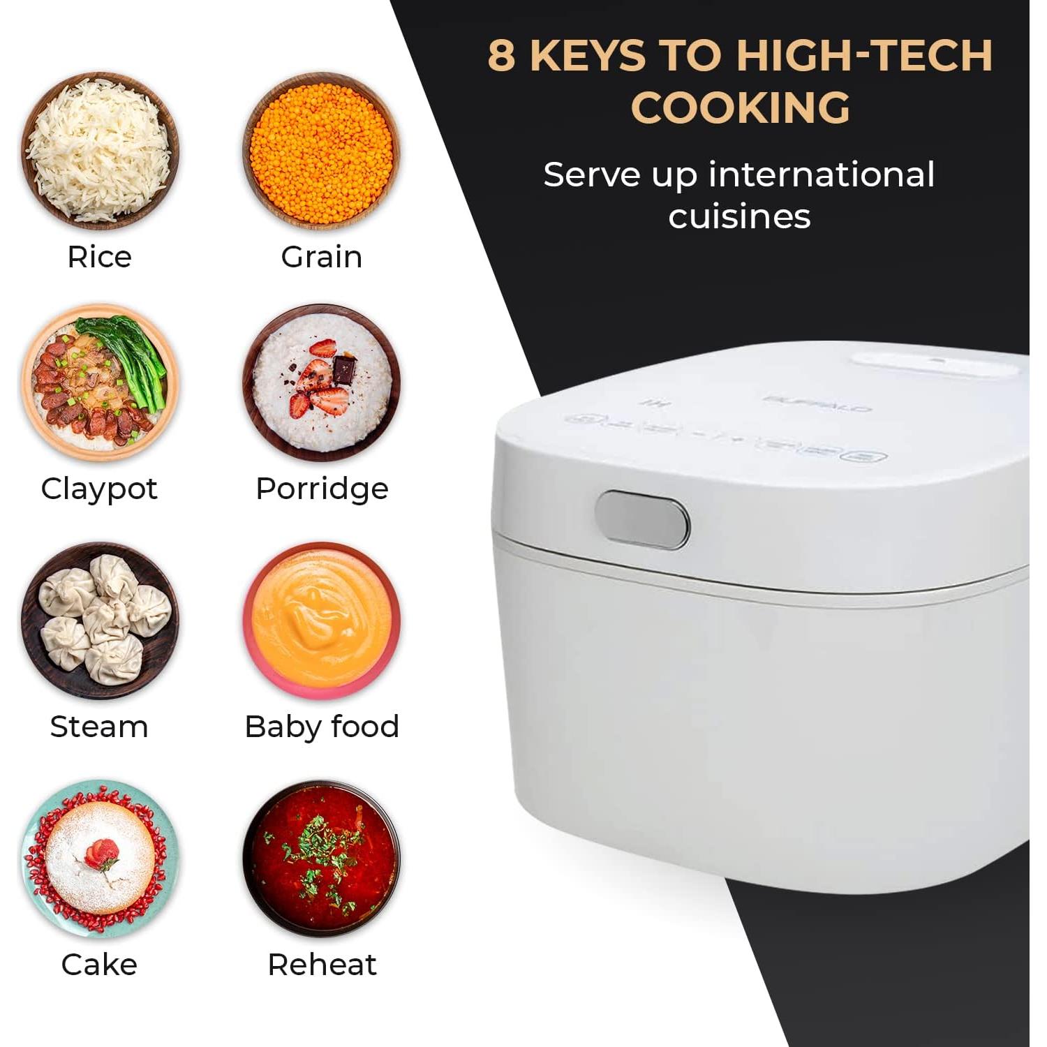 Olla Arrocera Eléctrica Buffalo IH Smart Cooker 5 Tazas