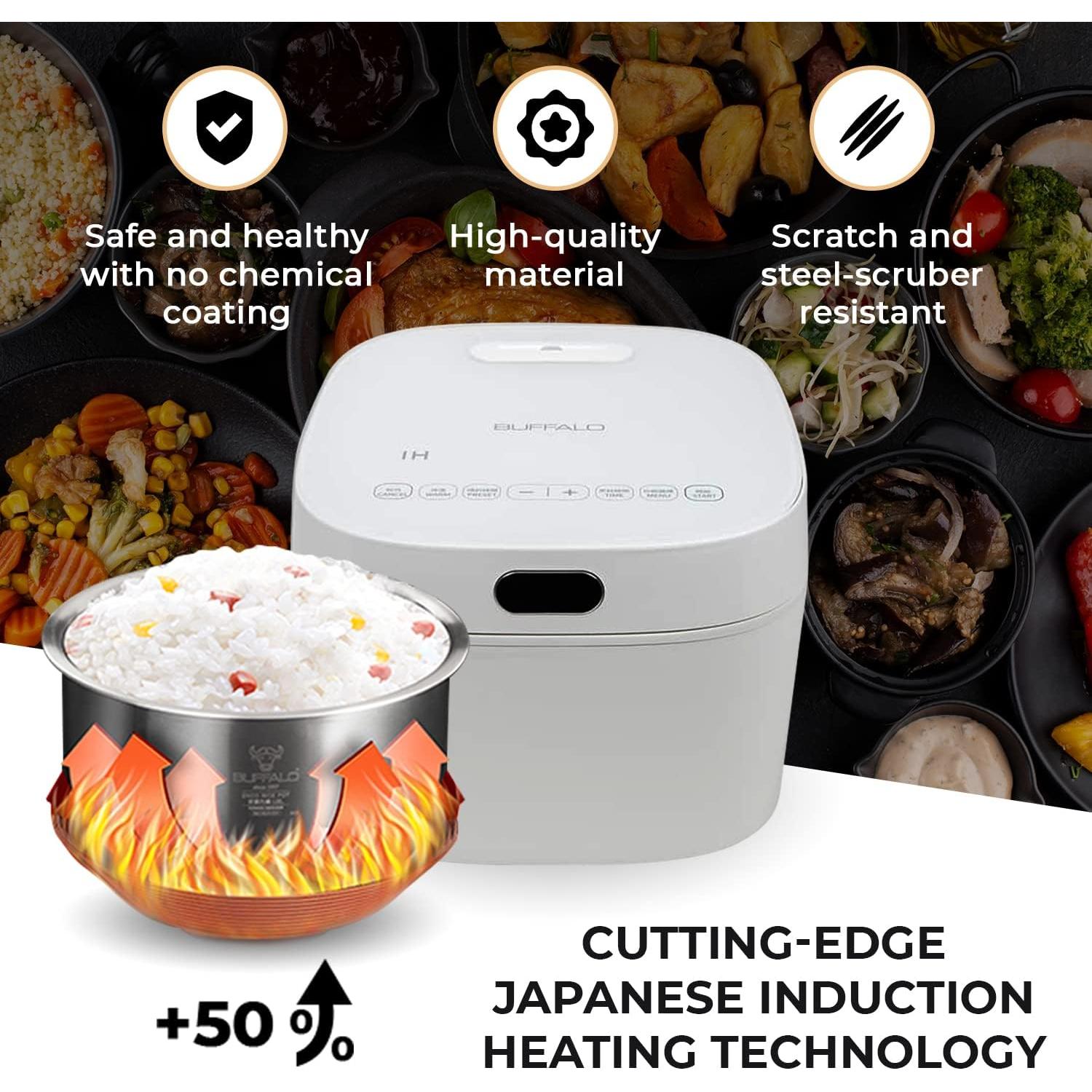 Olla Arrocera Eléctrica Buffalo IH Smart Cooker 5 Tazas