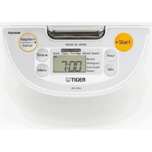 Olla Arrocera 4-en-1 Tiger JBV-S18U 10 Tazas Blanca