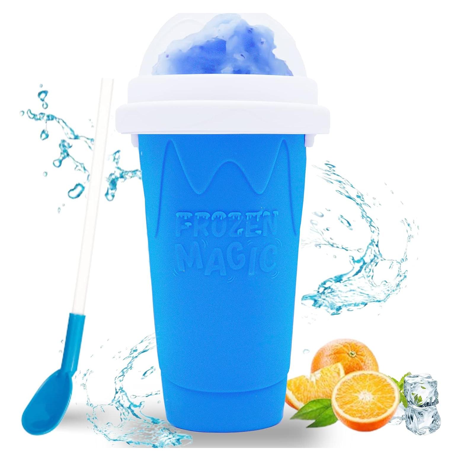 Taza Slushy Hoinvaet Azul 1 Cuenta Reutilizable 0.33 kg