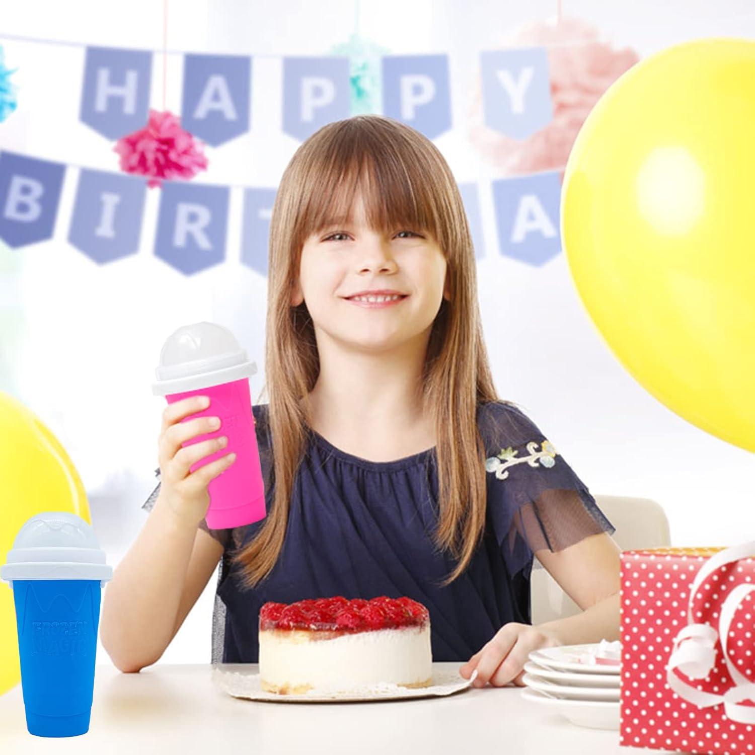 Taza Slushy Hoinvaet Azul 1 Cuenta Reutilizable 0.33 kg