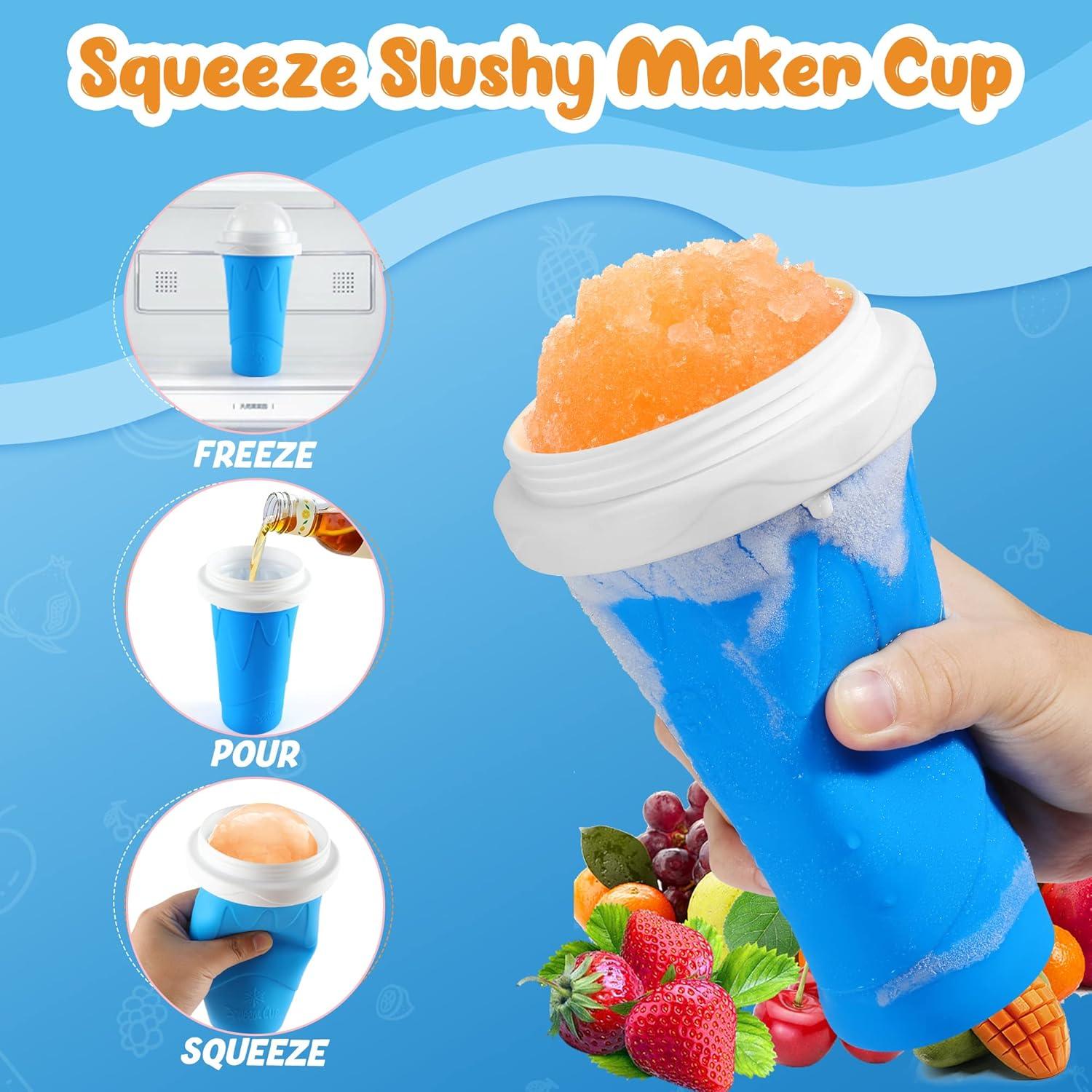 Taza Slushy Tgosomt Azul 330ml Hacedor de Helado Mágico