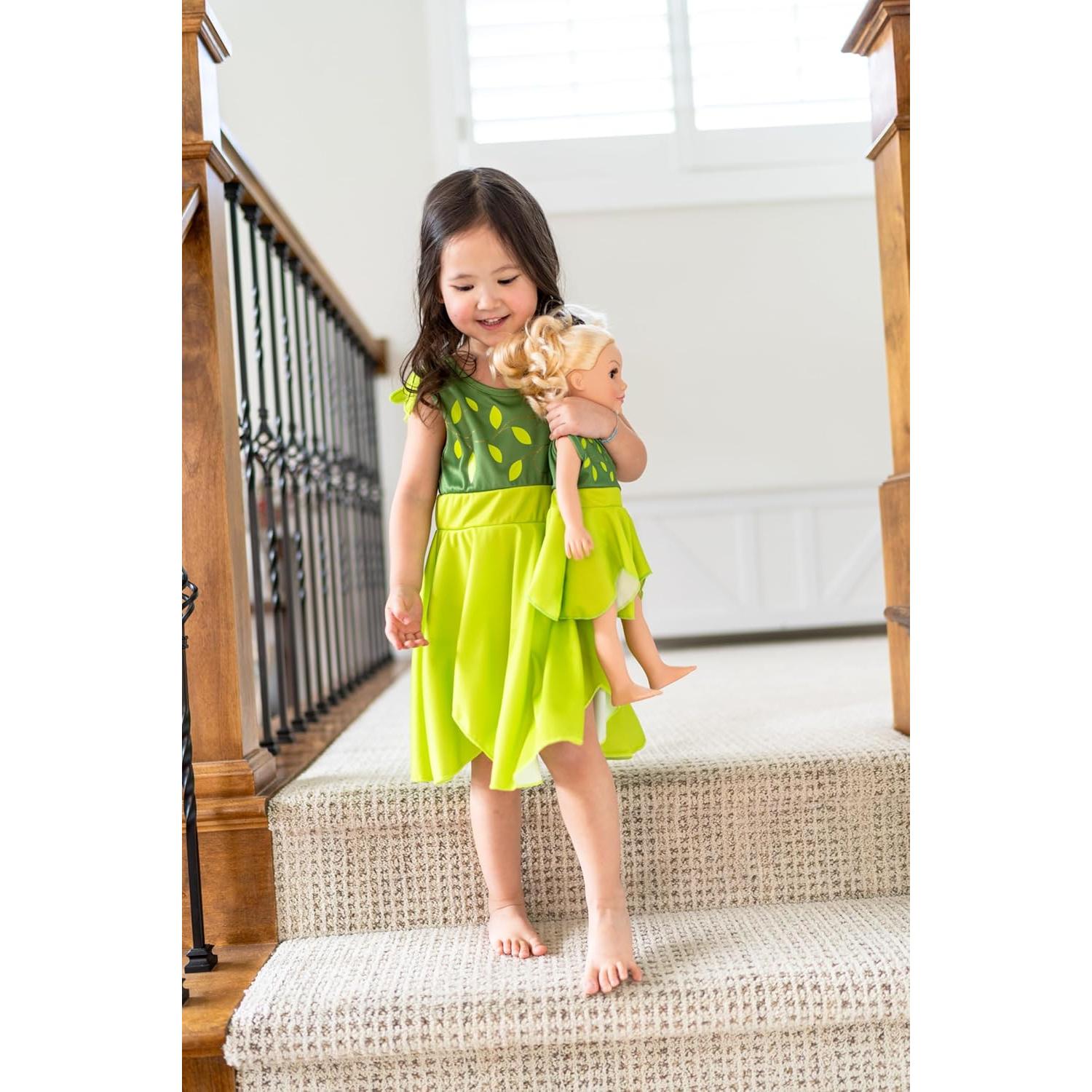 Disfraz Tinkerbell Twirl Little Adventures - Vestido Verde