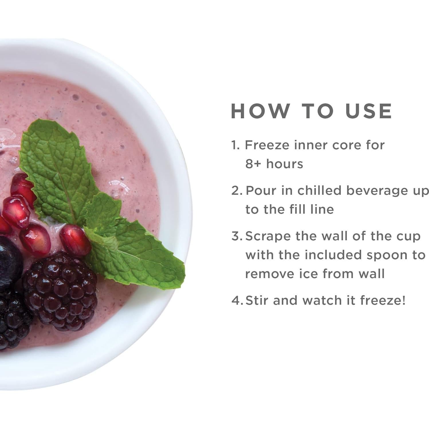 Zoku Slush Maker Morado 235ml - Hacer Granizados y Batidos