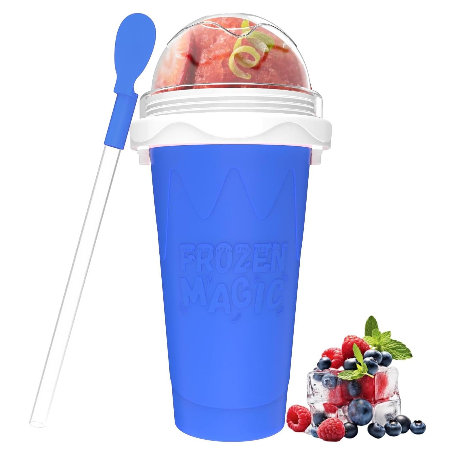 Copa Hacedora de Slushie Jairuty 350ML Azul Reutilizable