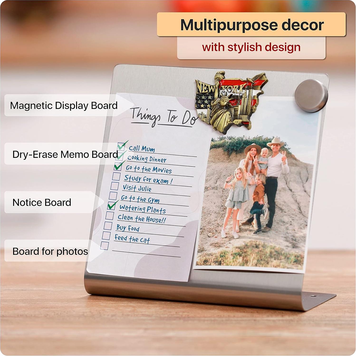 Tablero Magnético Borrable 20x20 cm OutFormal Plata