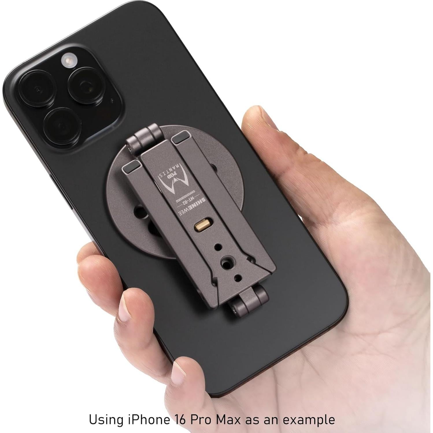 Trípode Magnético SHINEWEE para iPhone 12-16, Compacto