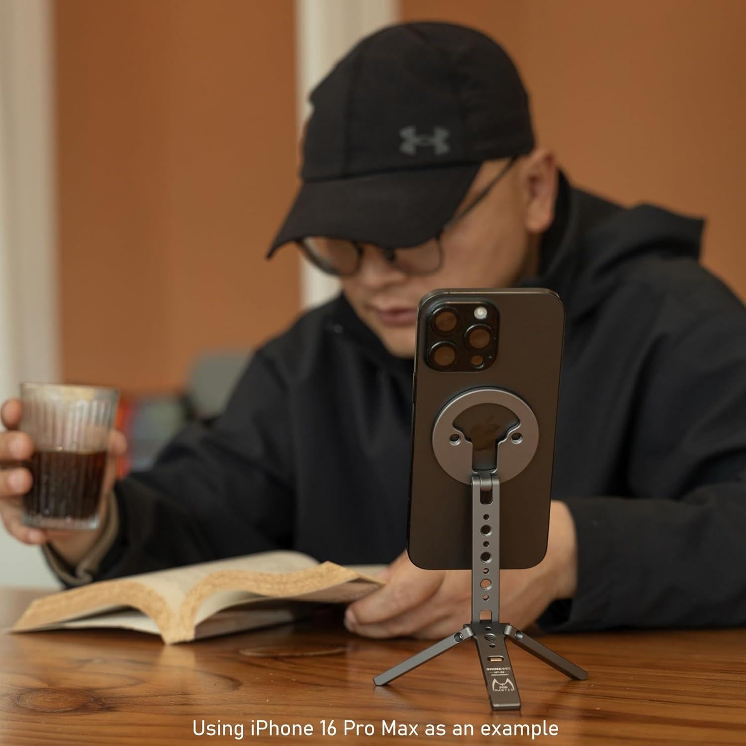 Trípode Magnético SHINEWEE para iPhone 12-16, Compacto