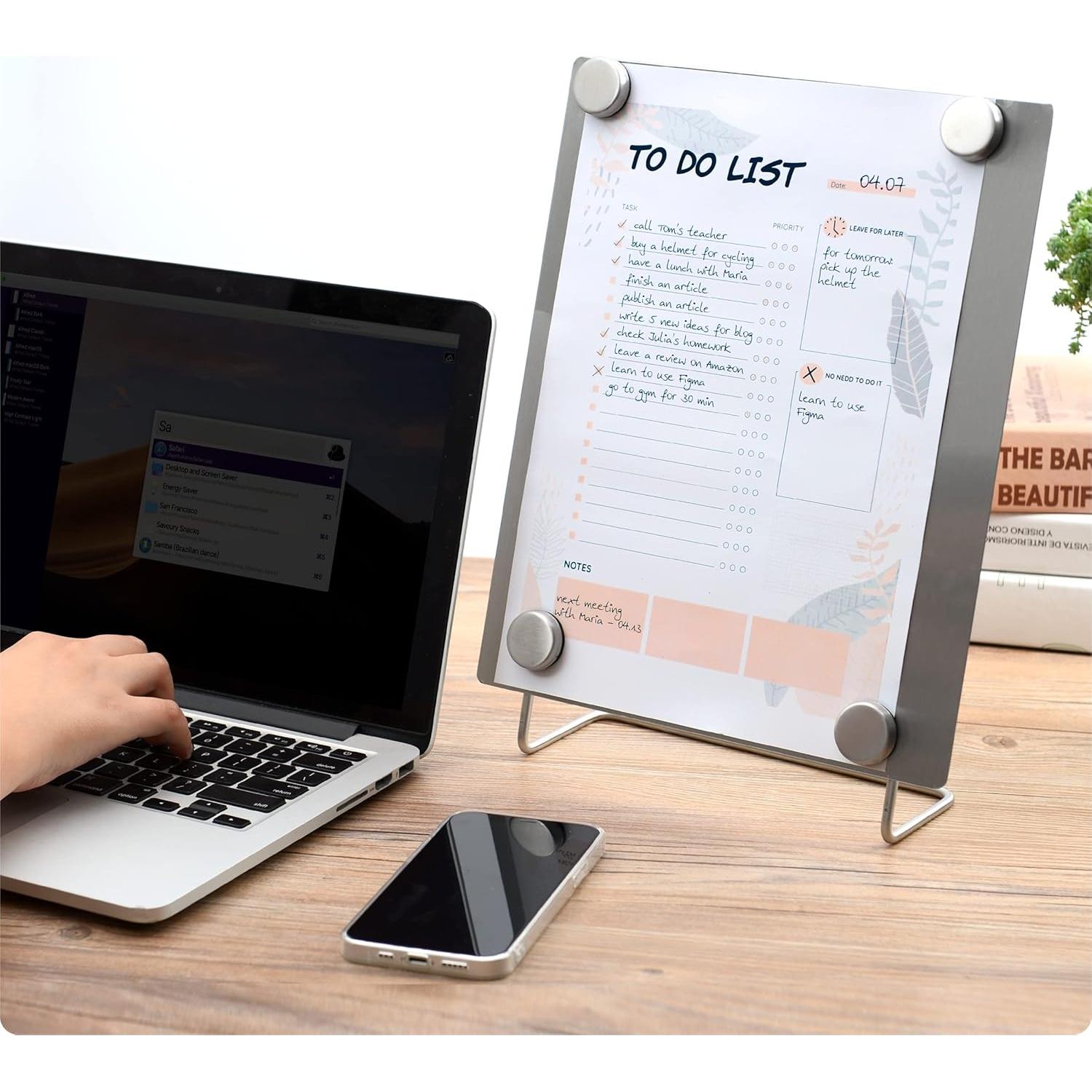 Tablero Magnético Grande OutFormal 30x25 cm Borrado Seco