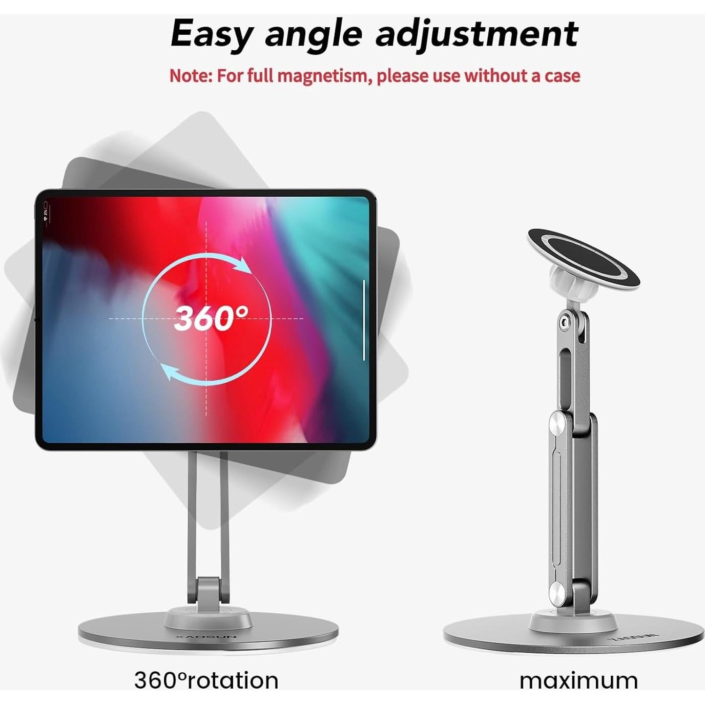 Soporte Magnético para Tableta XAOSUN P74 Ajustable 360°
