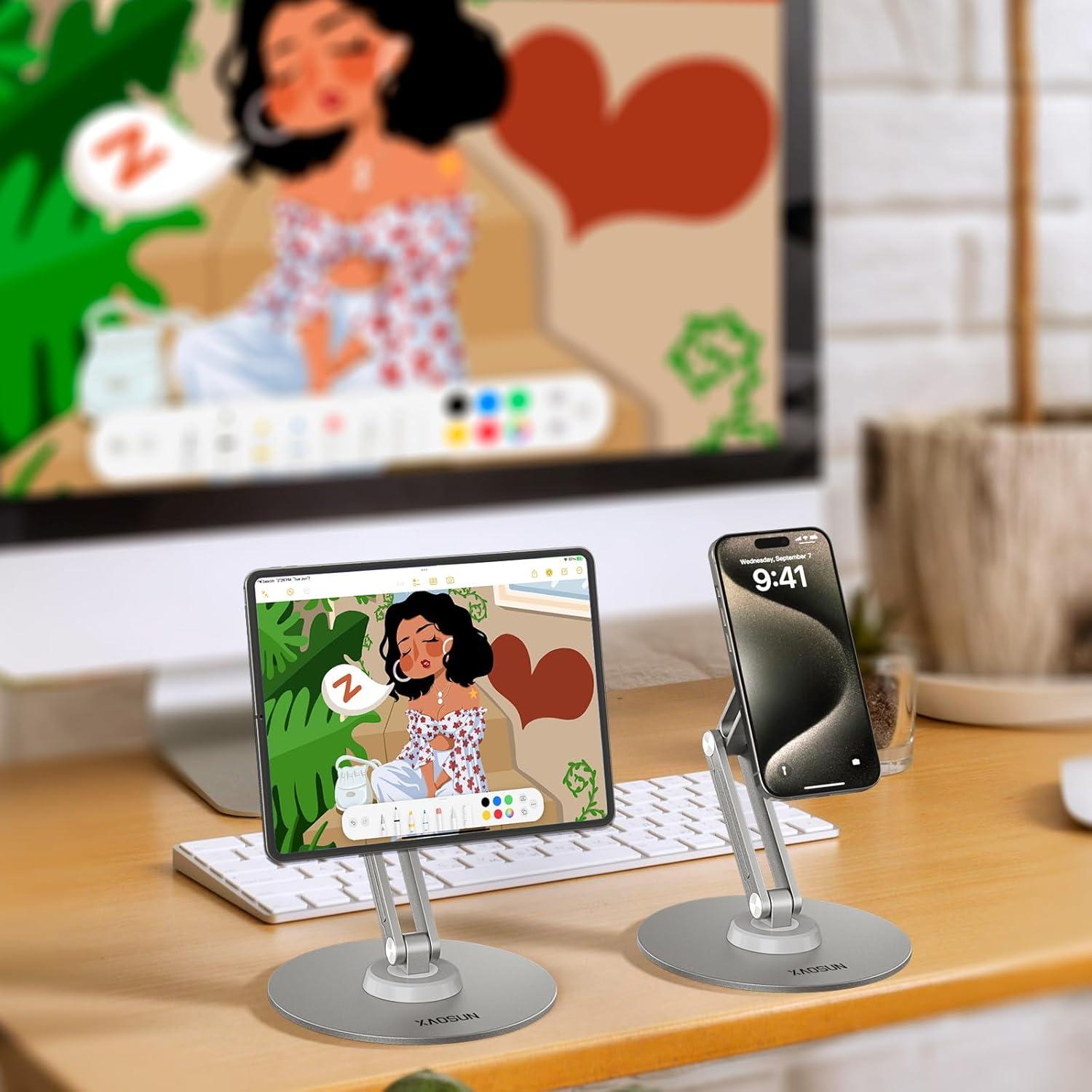 Soporte Magnético para Tableta XAOSUN P74 Ajustable 360°