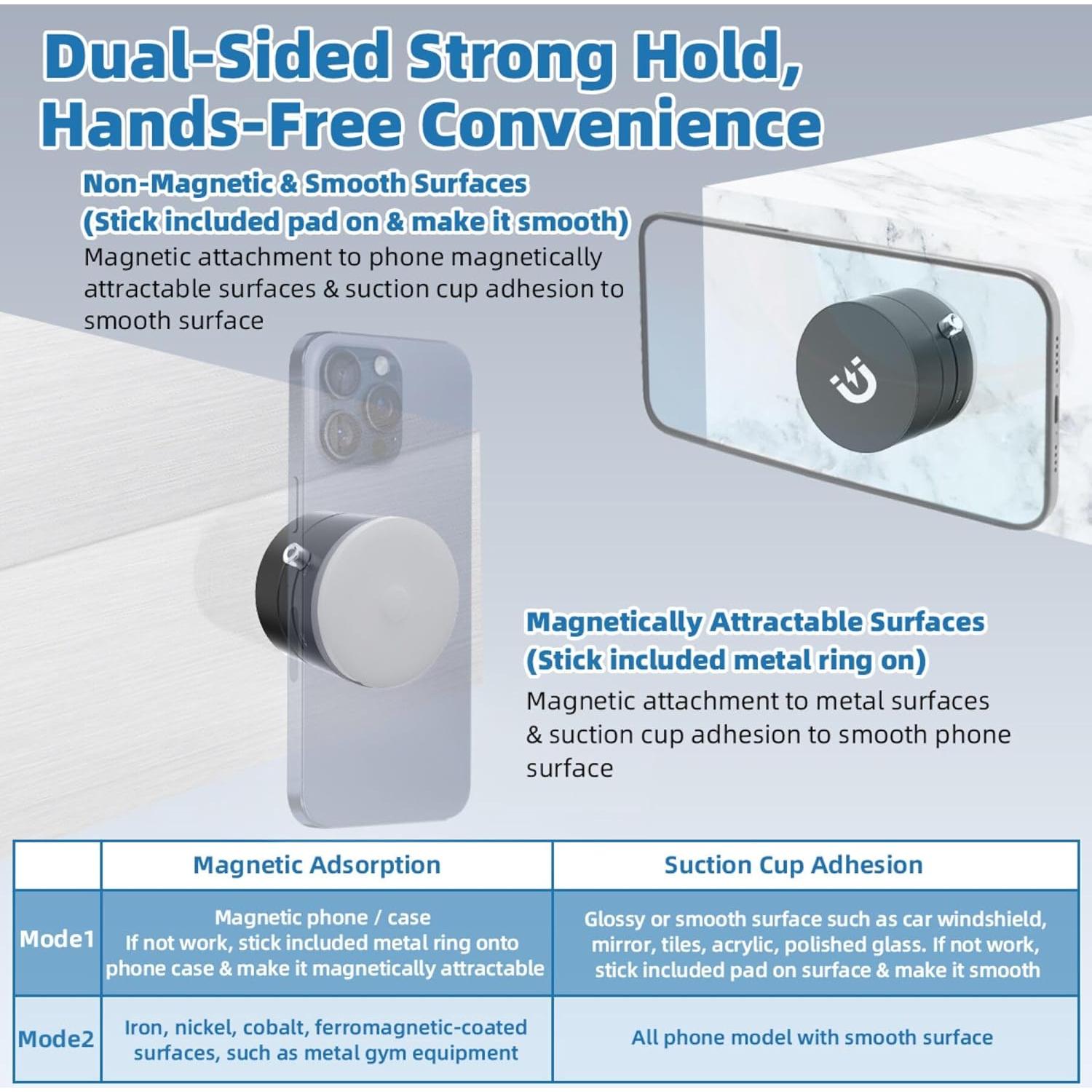 Soporte Magnético para Teléfono Easvorix Universal Negro